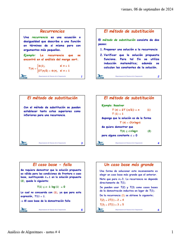 Algoritmos 04 2024 | PDF | Recursividad | Prueba matemática
