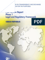 Peer Review Report Phase 1 Legal and Regulatory Framework: Czech Republic