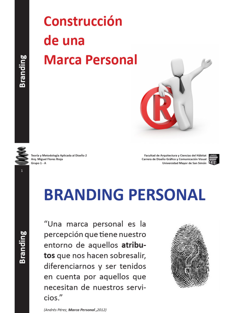 02 Branding Personal | PDF | Marca | Gestión de la marca