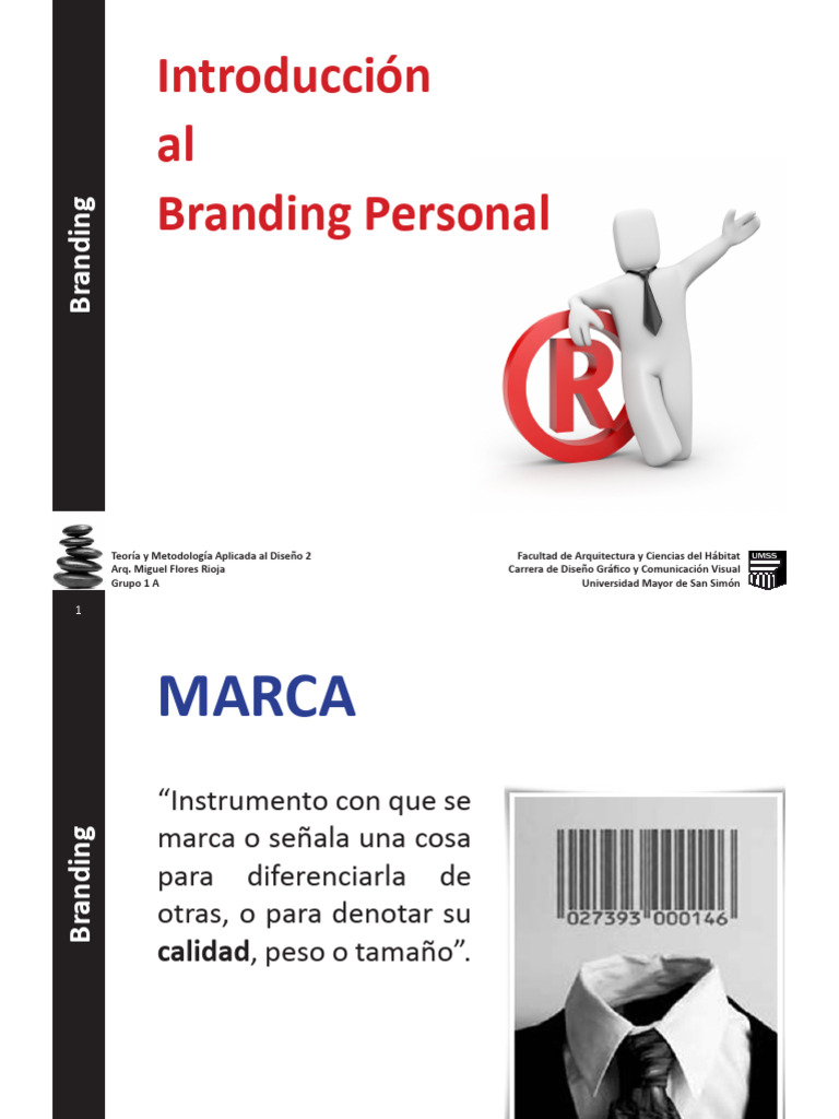 01 Branding Personal | PDF | Gestión de la marca | Comunicación humana