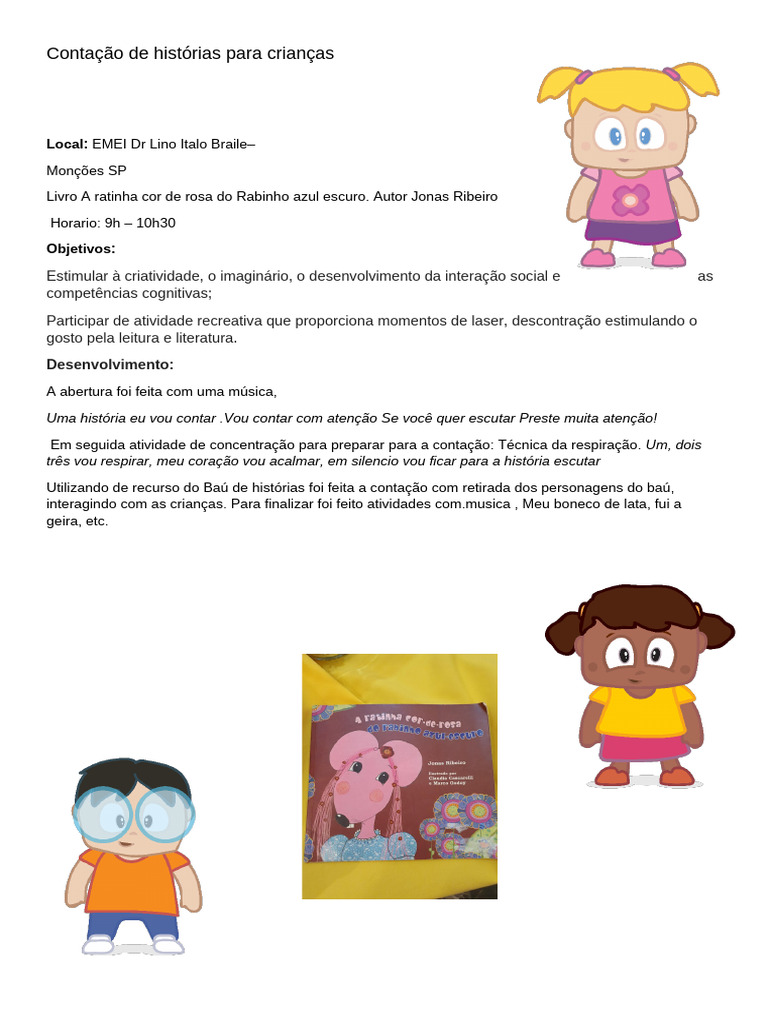 Contação de Histórias para Crianças em SP | PDF