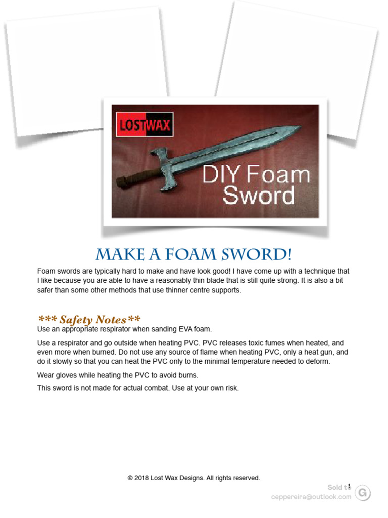 Sword Pattern2 Complete Oct 2018 | PDF | Knife | Paint