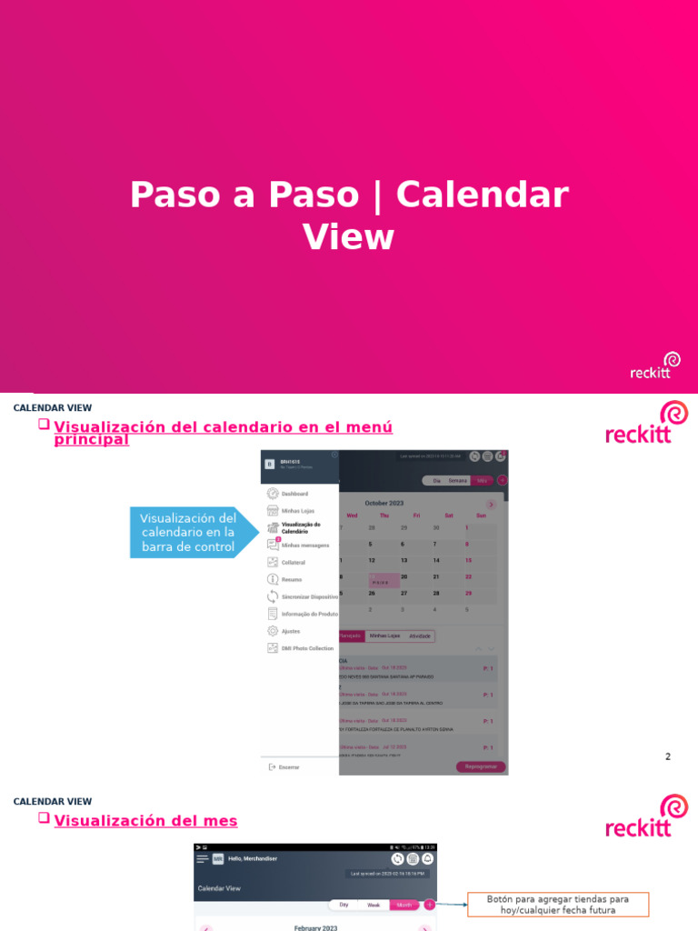 Guía de Uso de Calendar View | PDF | Software