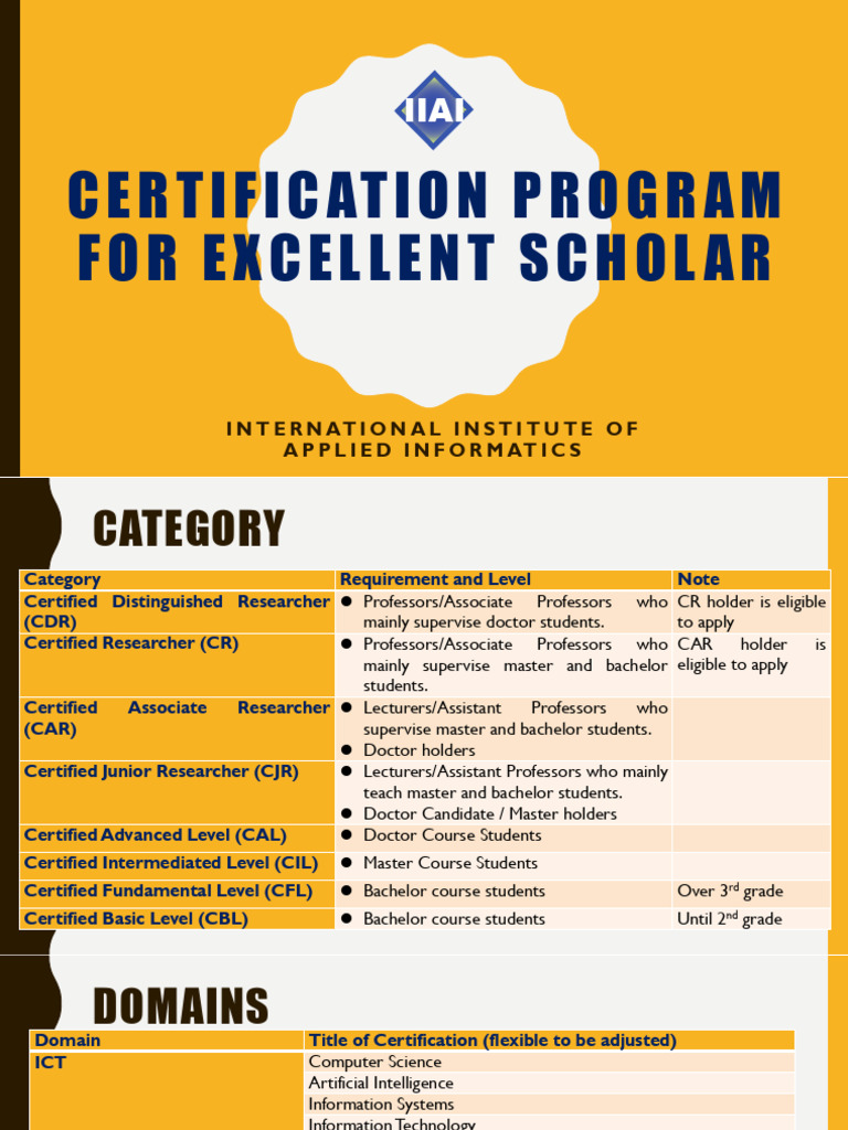 IIAI AAI 2025 Certification Overview | PDF