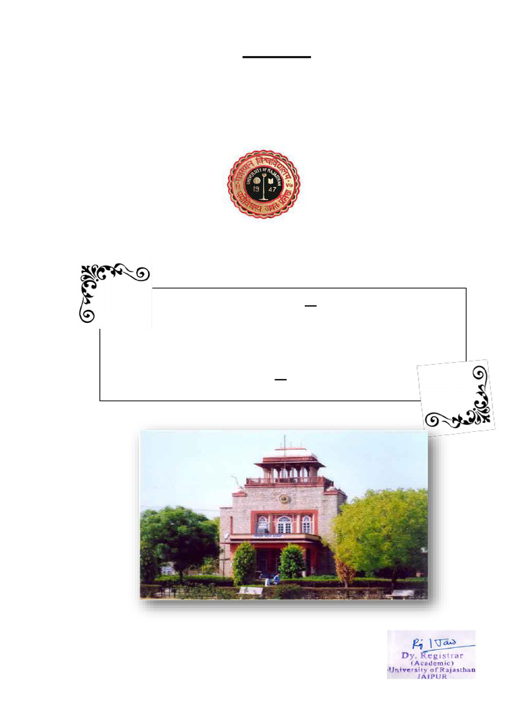 BA Part-II Semester Drawing and Painting Syllabus NEP-2024-25 | PDF ...