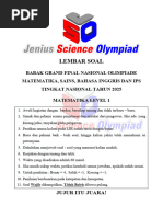 Soal Olimpiade Matematika TK | PDF