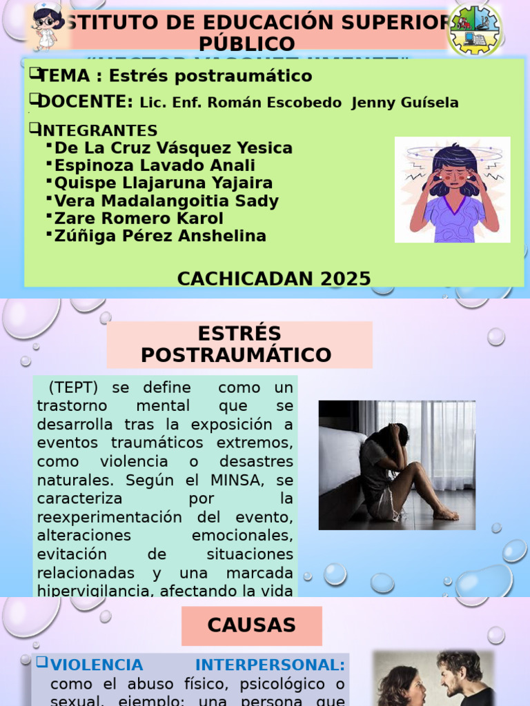 Estres Postraumatico | PDF | Trauma psicólogico | Las emociones