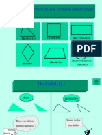 Areas y Perimetros de Los Cuerpos Elementales