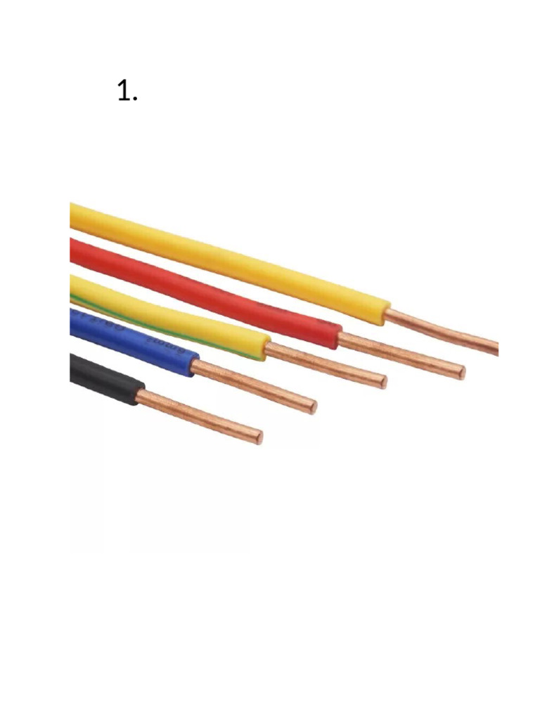 Types of Electrical Wires and Cables | PDF