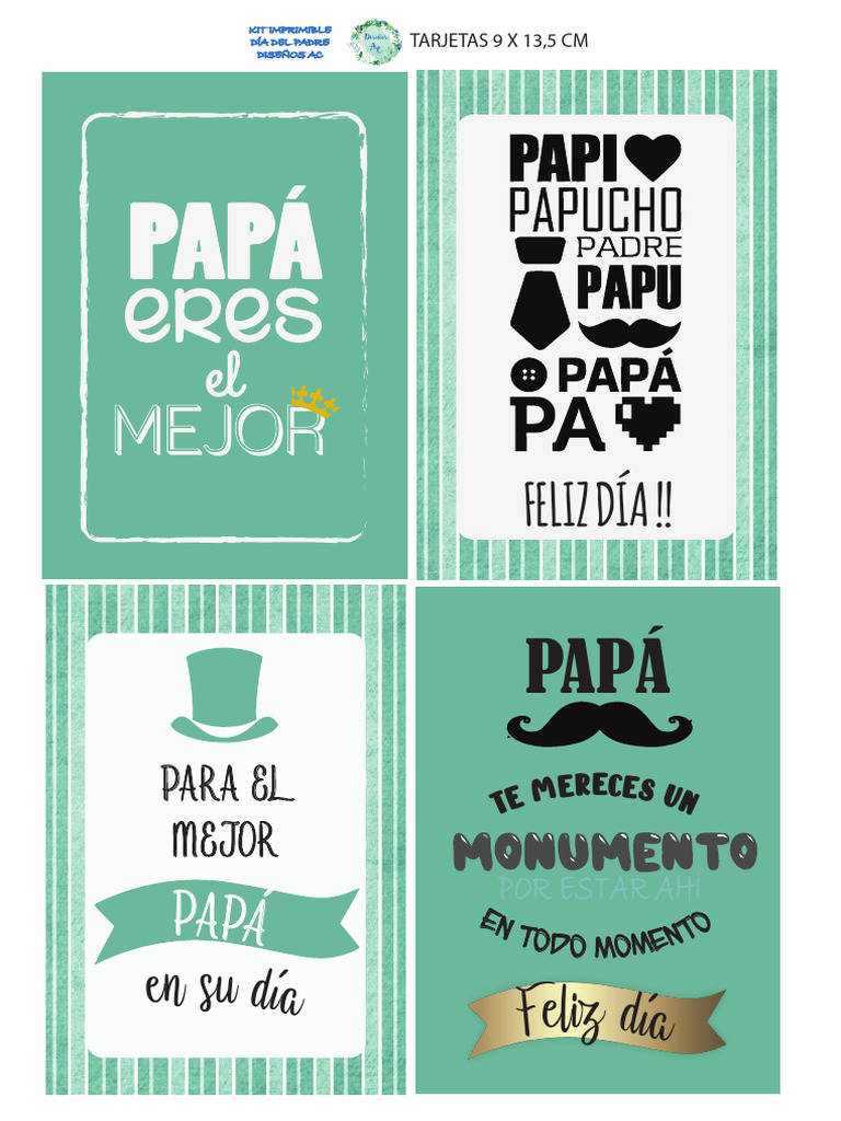 Tarjetas Dia Del Padre 2 | PDF