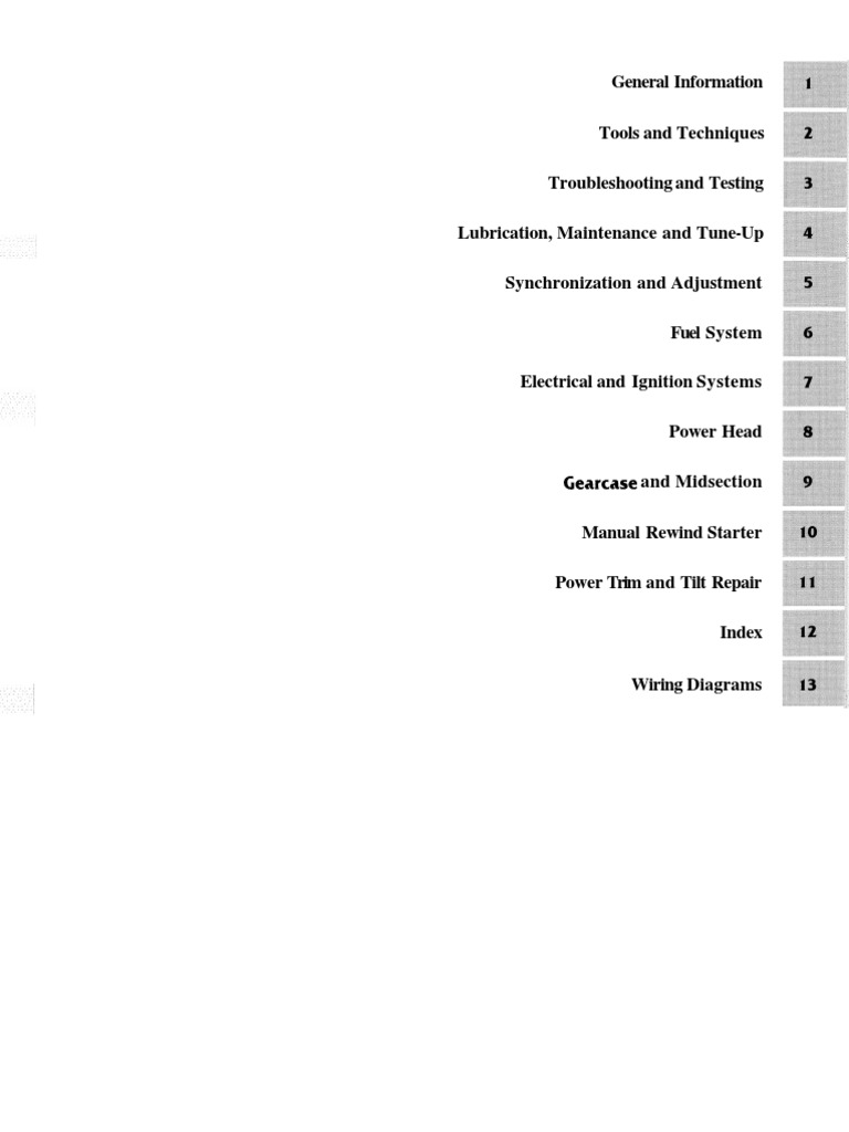 Tohatsu 4 hp outboard motor service manual