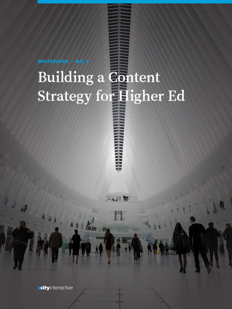 Higher Ed Content Strategy Guide | PDF | Brand | Analytics
