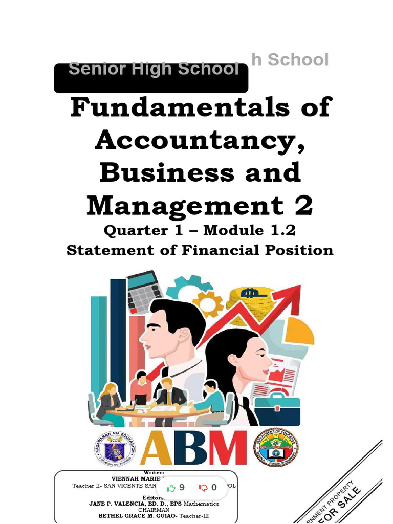 Dlstudocu.com Abm Fabm2 Module 1 Lesson 2 Sfp Report Form and Account ...