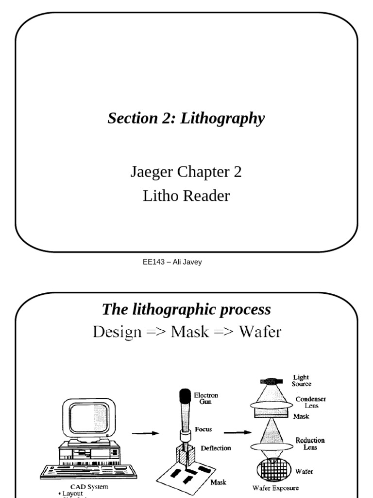 Lithography Techniques in Semiconductor Manufacturing | PDF ...