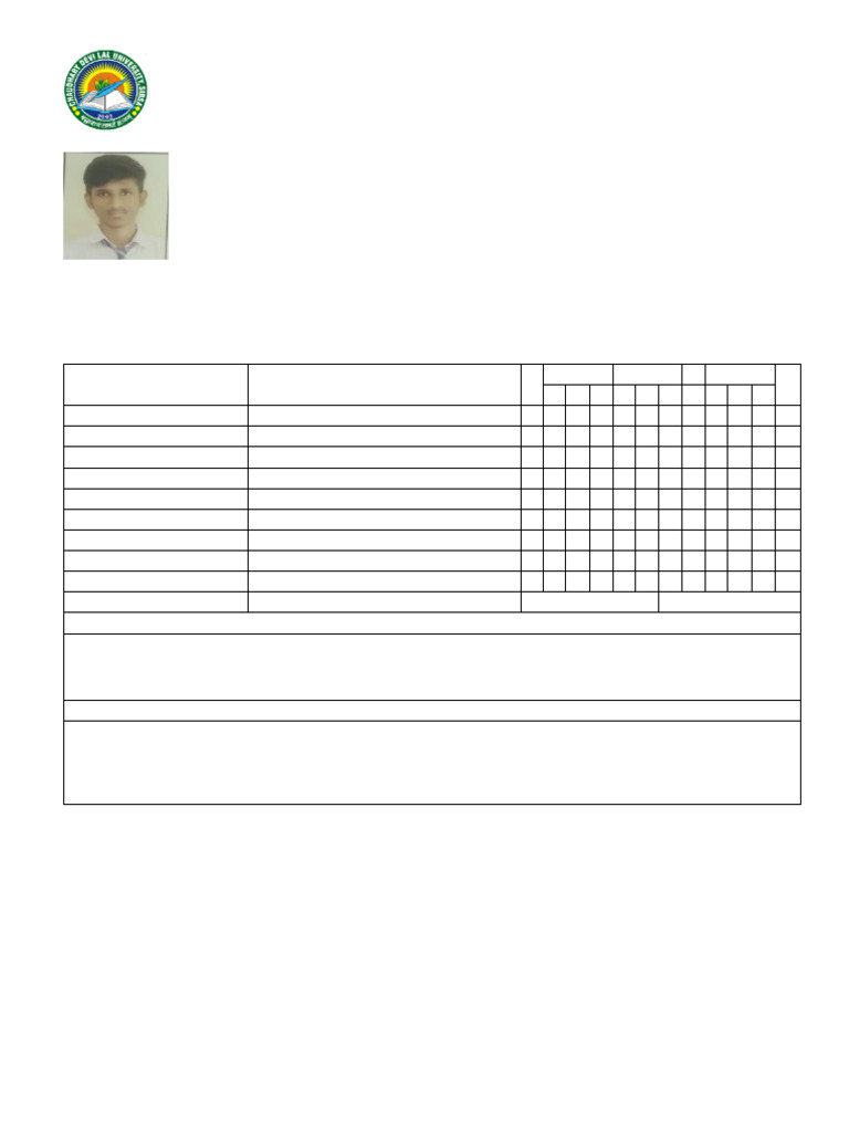 BA Semester-I Result Card 2024 | PDF | Vocational Education ...