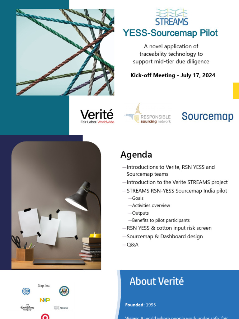 YESS-Sourcemap Pilot Overview | PDF | Supply Chain | Due Diligence