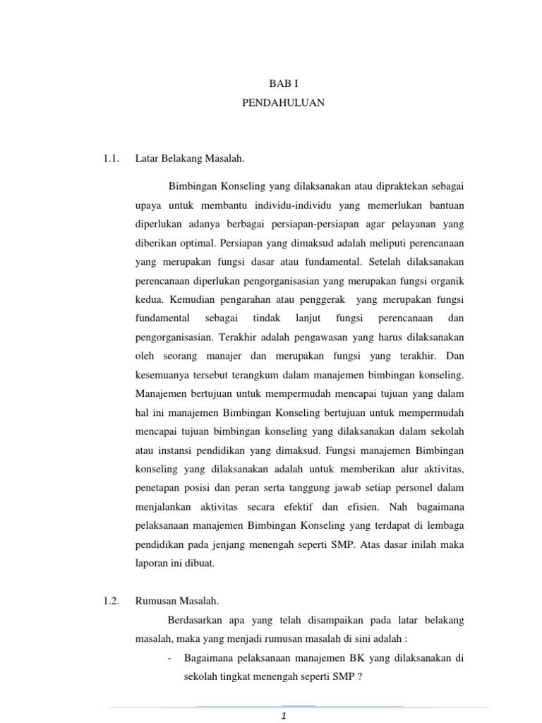 Analisis Swot (Manajemen BK)