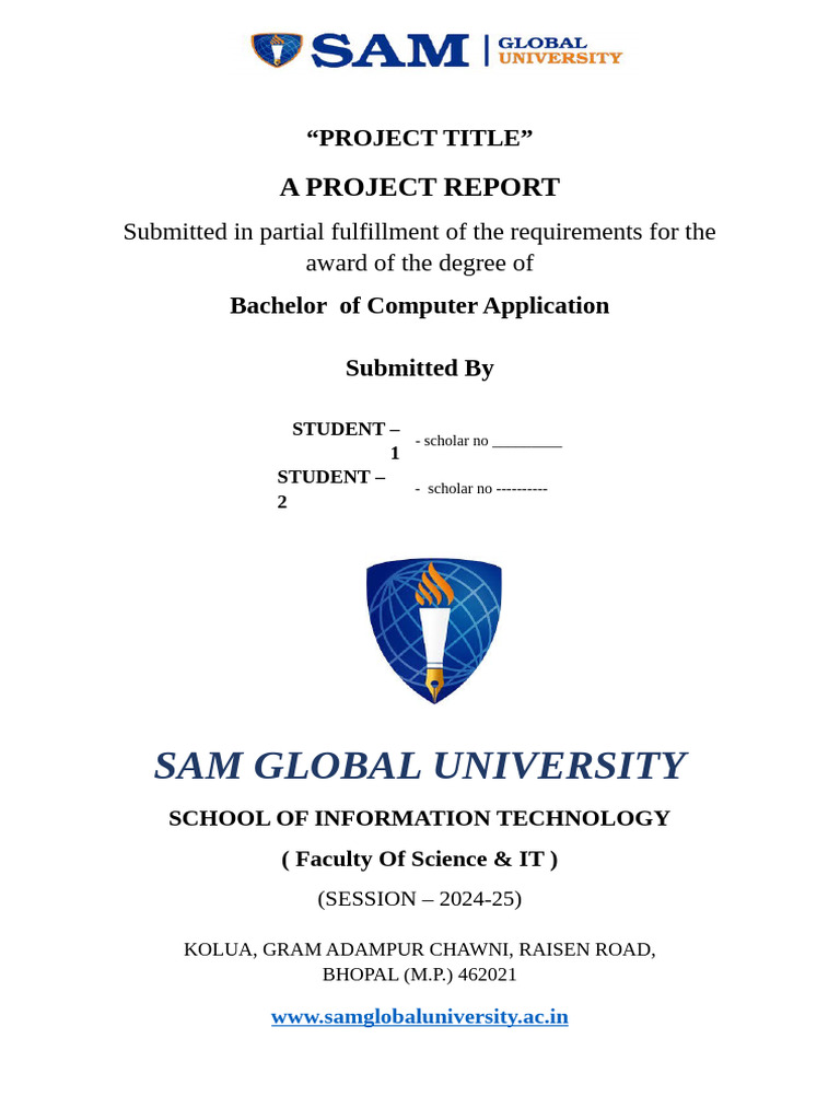 IoT Project Report for BCA Degree | PDF | Arduino