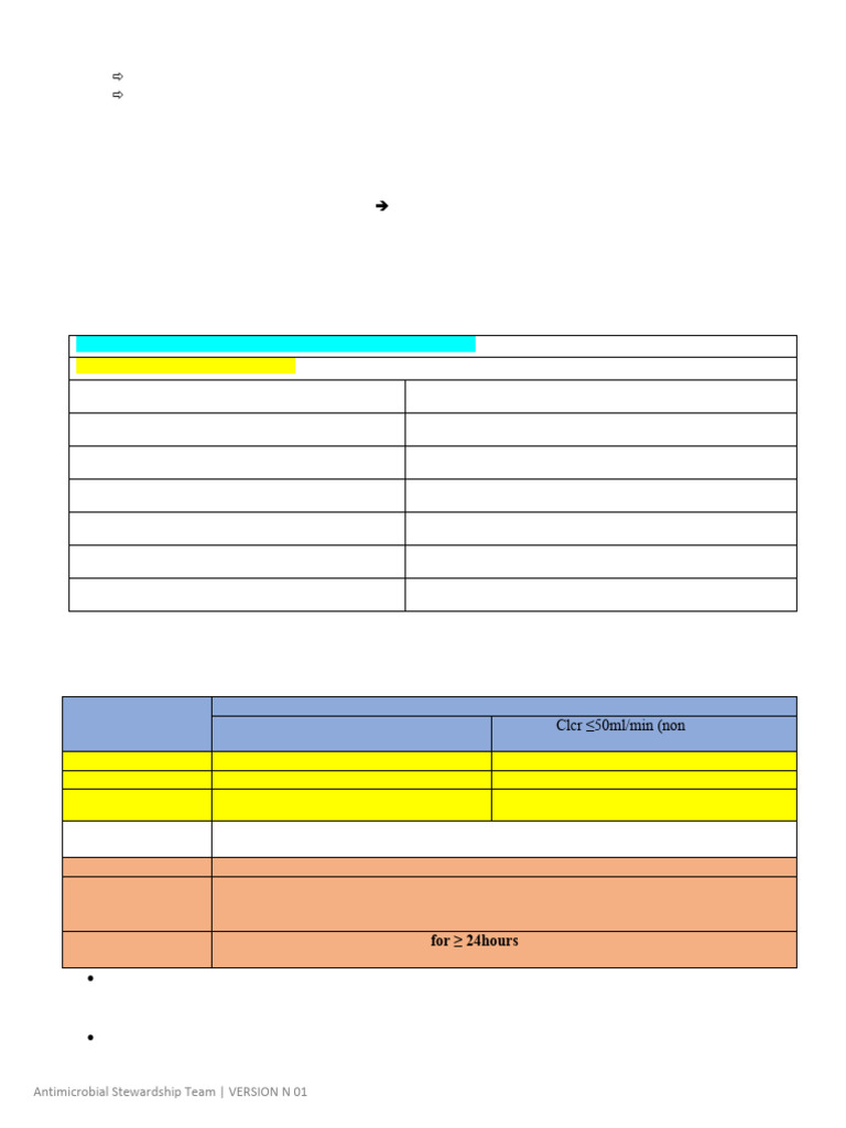 Vancomycin Dosing Protocol Guide | PDF | Drugs | Pharmacology