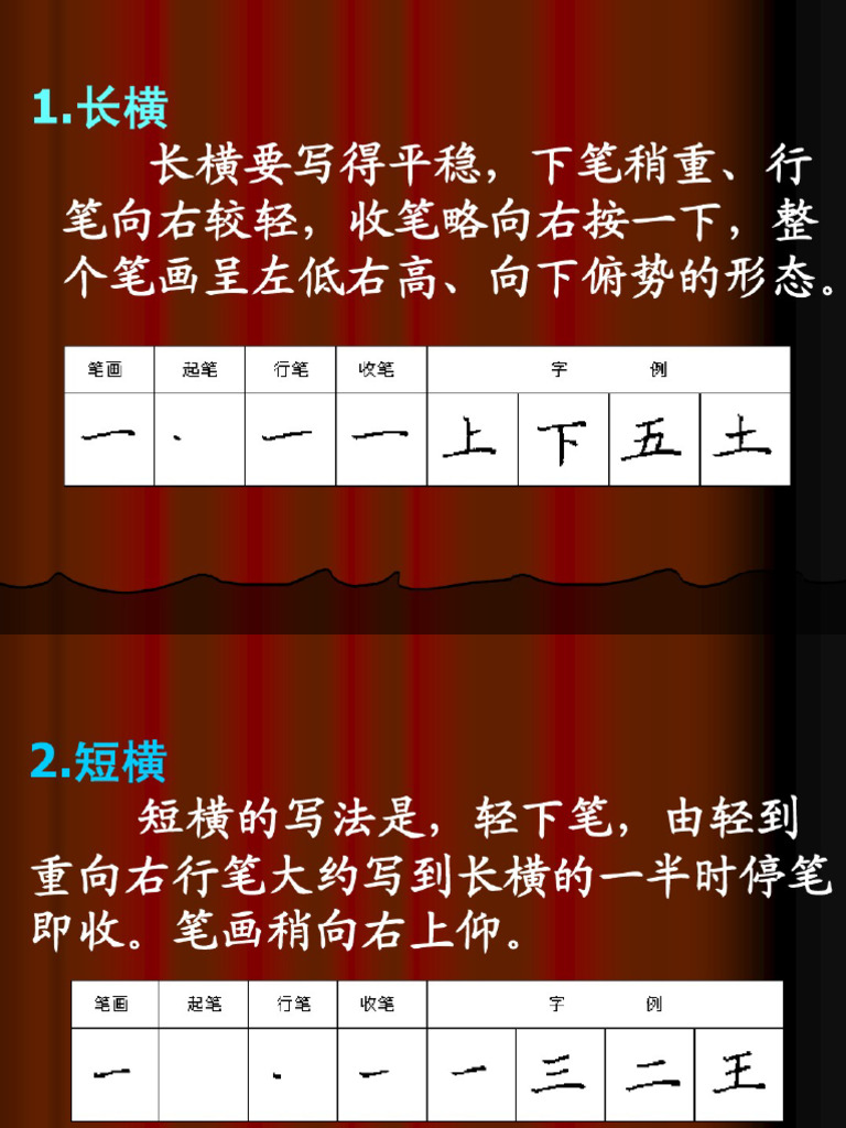 最新版楷书基本笔画 (完整) PDF | PDF