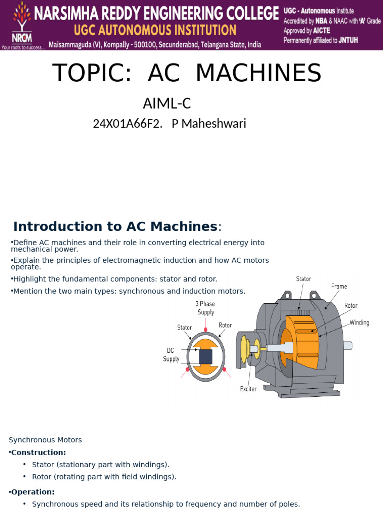 BEE 2nd Sem | PDF | Electric Motor | Power (Physics)