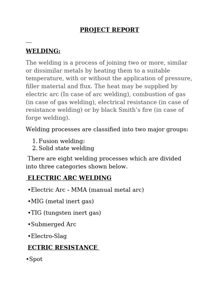 Welding Processes and Techniques Overview | PDF | Welding | Construction