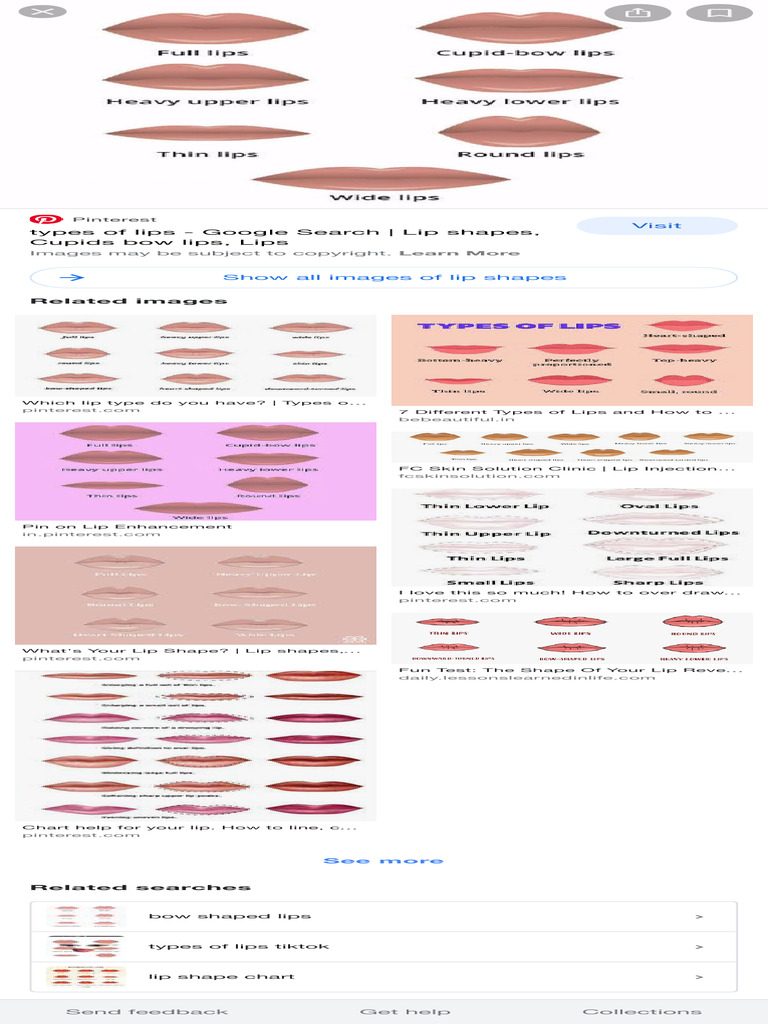 Guide to Different Lip Shapes | PDF | Lip | Human Appearance