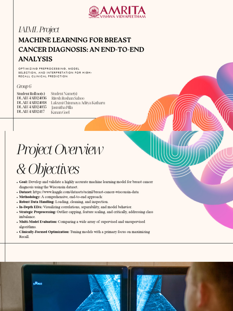 Machine Learning For Breast Cancer Diagnosis An End-To-End Analysis ...