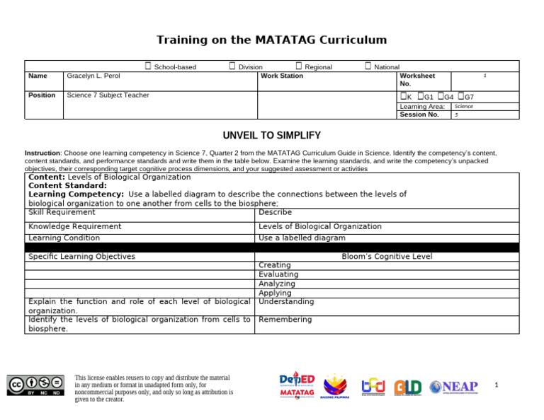 Science 7 MATATAG Curriculum Guide | PDF | Curriculum | Science