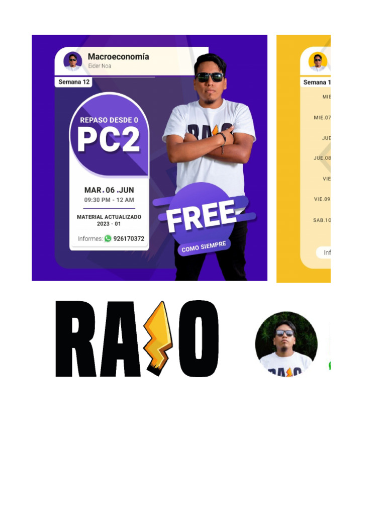 Fijas Maraton PC2 EIDER 2023 1 RAIO | PDF | Dinero | Comercio