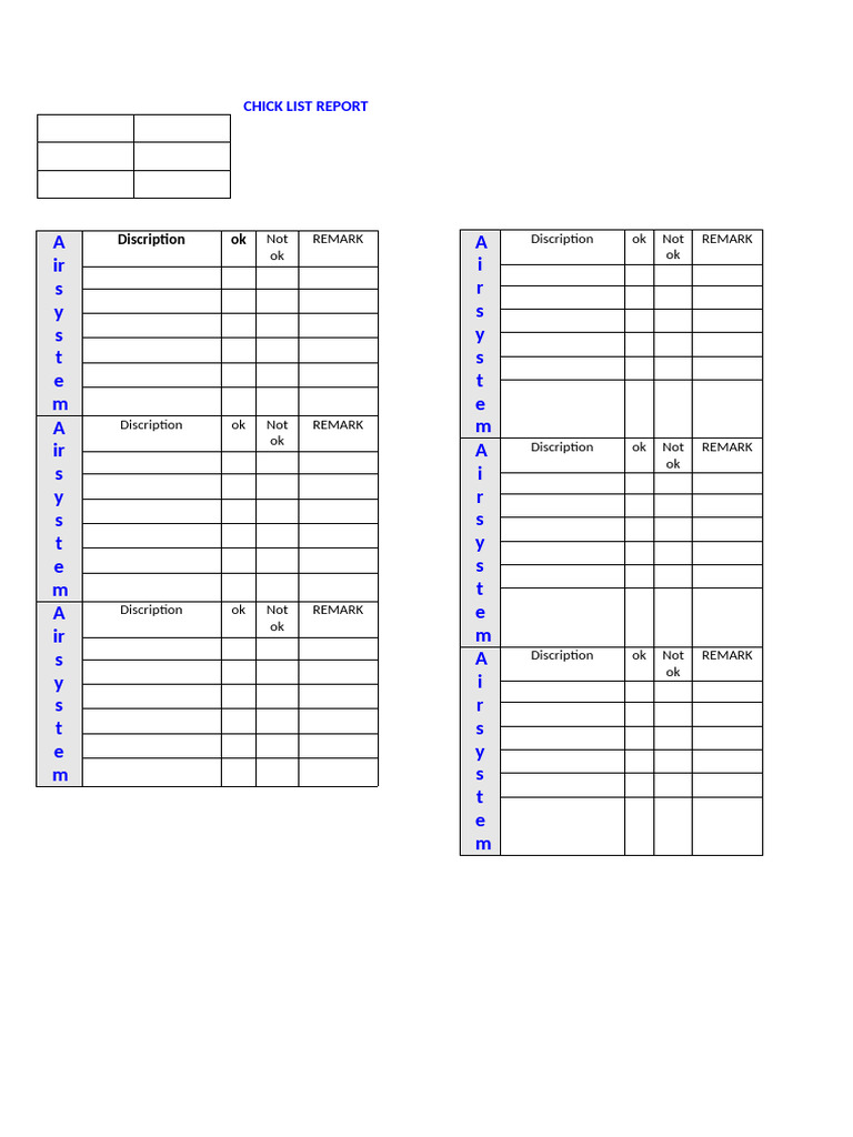 Chick List AC | PDF