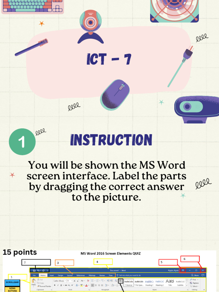 MS Word Test - Part 1 | PDF