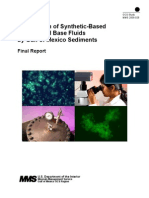 Degradation of Synthetic-Based Drilling Mud Base Fluids by Gulf of Mexico Sediments