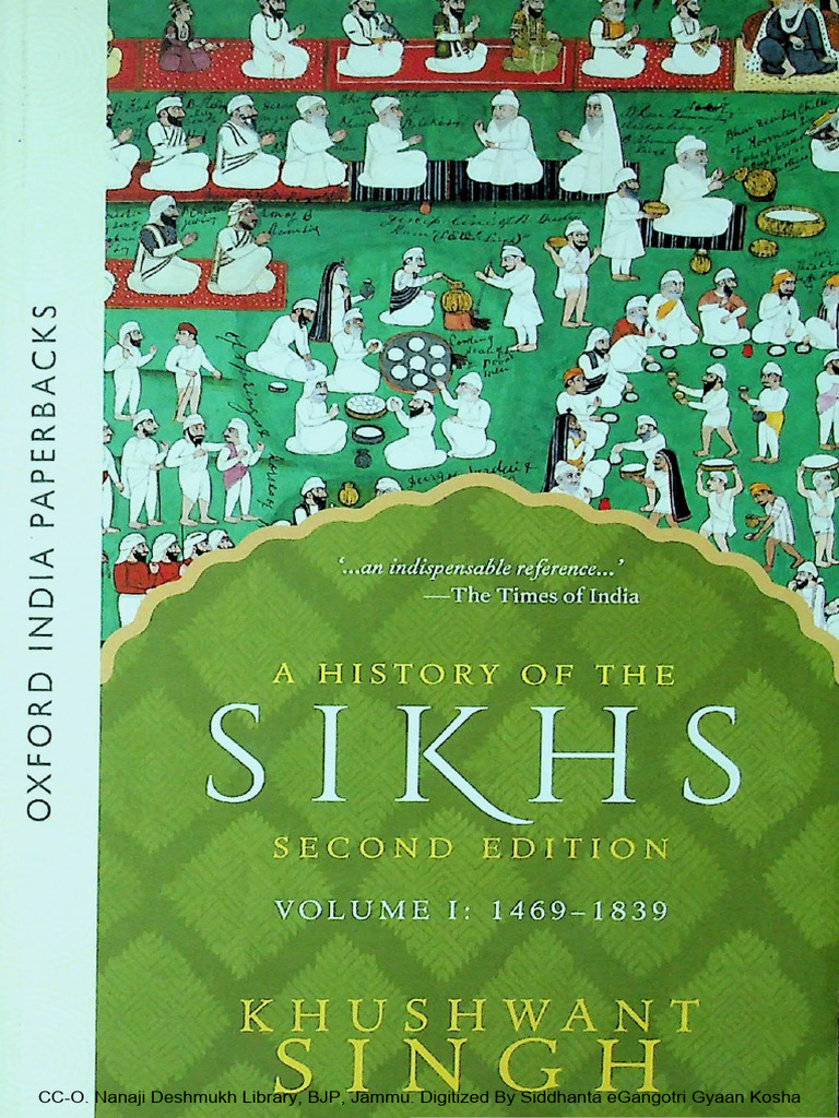 A History of Sikhs Vol 1 PDF | PDF | Indian Religions | Punjab