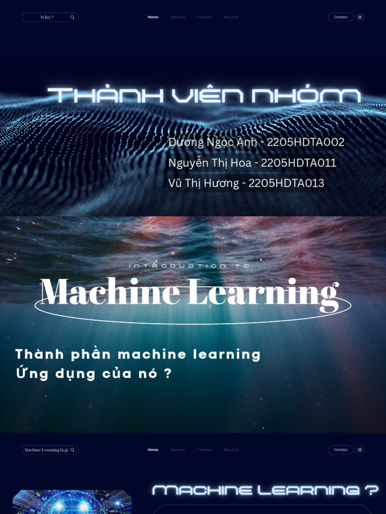 Blue and White Futuristic Deep Learning Presentation | PDF