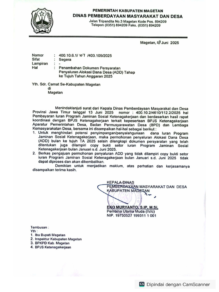 Surat Add Tahap 7 | PDF