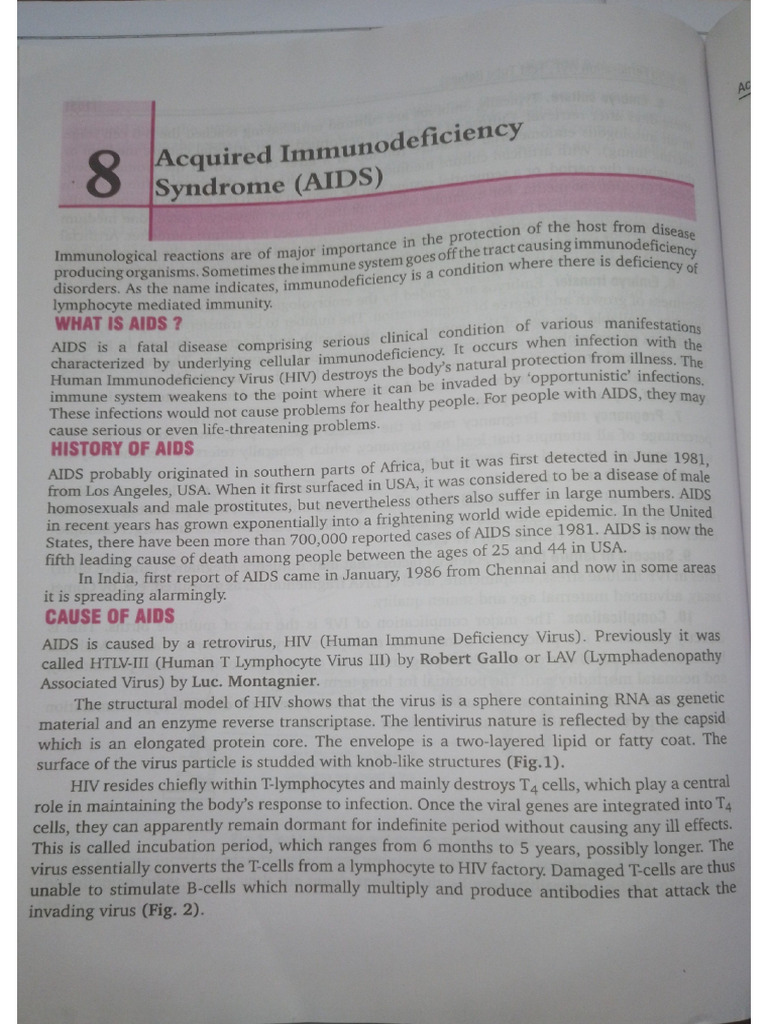 Acquired Immuno Deficiency Syndrome | PDF