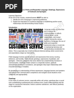 Effective Empathy and Assurance Statements | PDF | Social Psychology