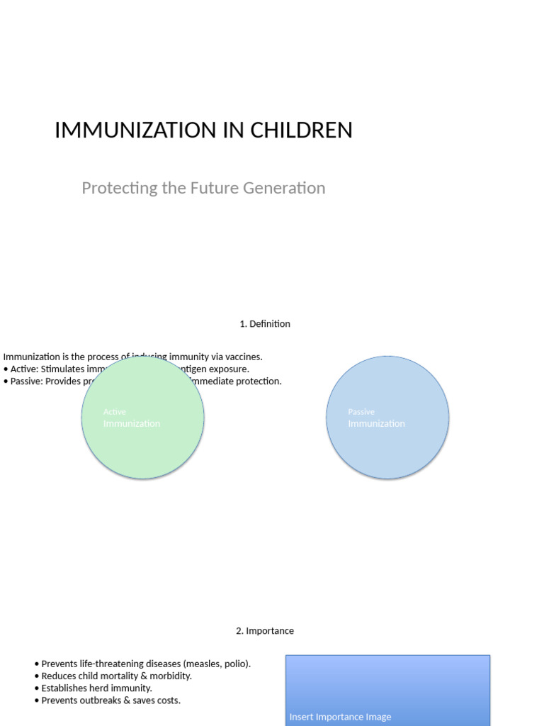 Immunization in Children Beautiful | PDF