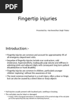 Fingertip Injuries Diagnosis, Management and Reconstruction | PDF