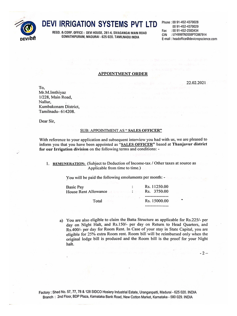 Devi Order | PDF | Payments | Government Finances