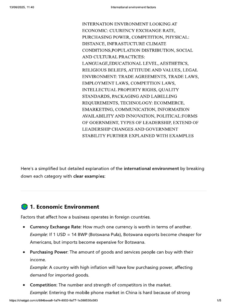 INTERNATO | PDF