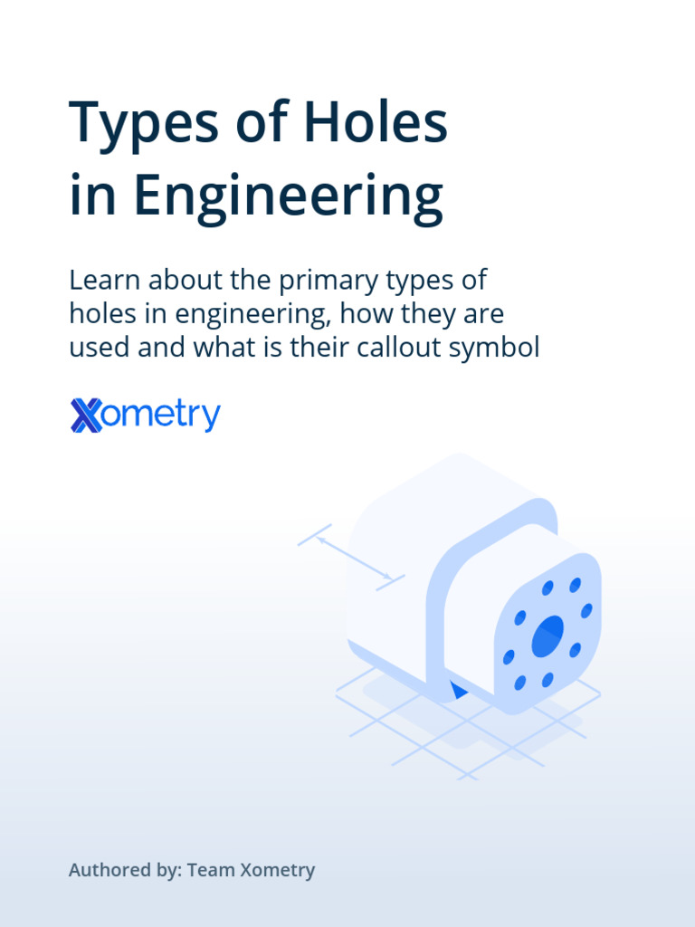En Types of Holes in Engineering | PDF | Screw | Cutting Tools