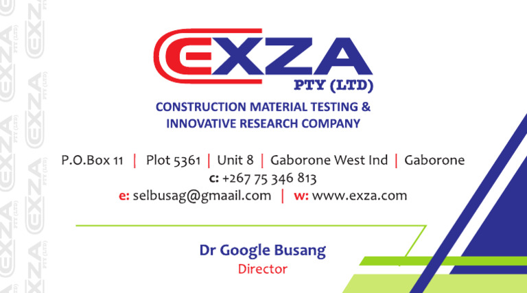 Exza Bussuness Card-2 | PDF