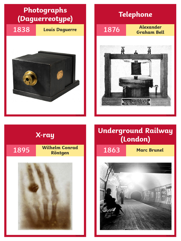 t2 or 572 Victorian Inventions Flashcards (1) Ver 2 | PDF