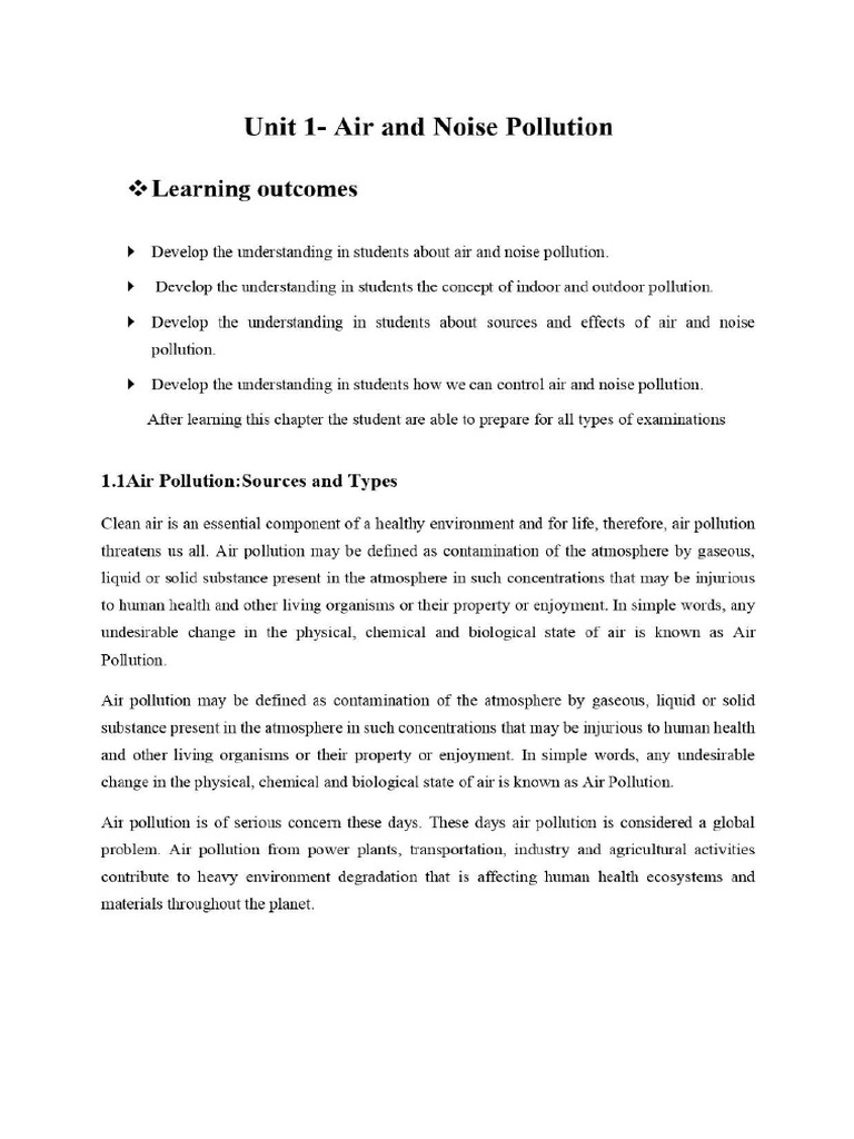 Air Polution | PDF