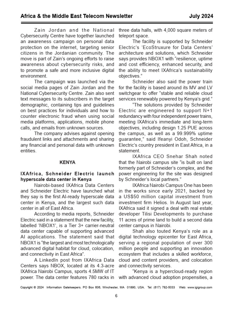 Cybersecurity and Telecom Updates July 2024 | PDF | Computer Security ...