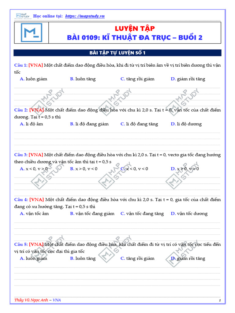 Tai Lieu - Luyen Tap 0109 Buoi 2 1750349079624 | PDF