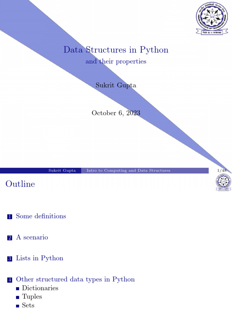 Lecture Structured Datatypes2 GE103 Handout | PDF | Matrix (Mathematics ...