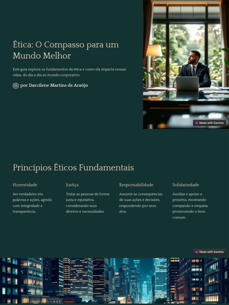 Fundamentos da Ética e Impactos Sociais | PDF | Sustentabilidade ...